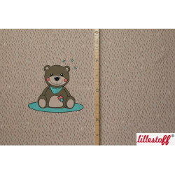 Lillestoff Teddy Panel braun beige